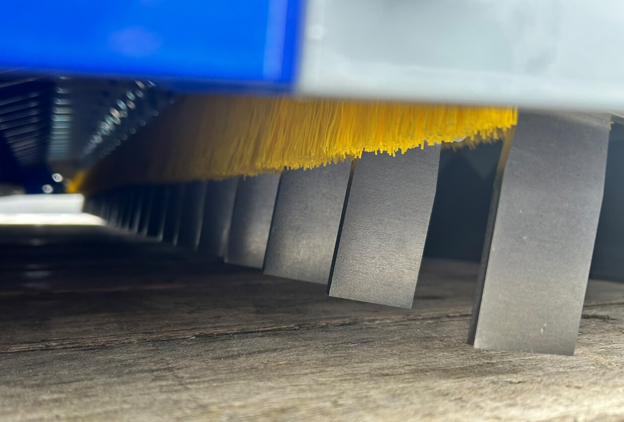 Bellon Mit BM45 Scarifier – detail nožů rotoru